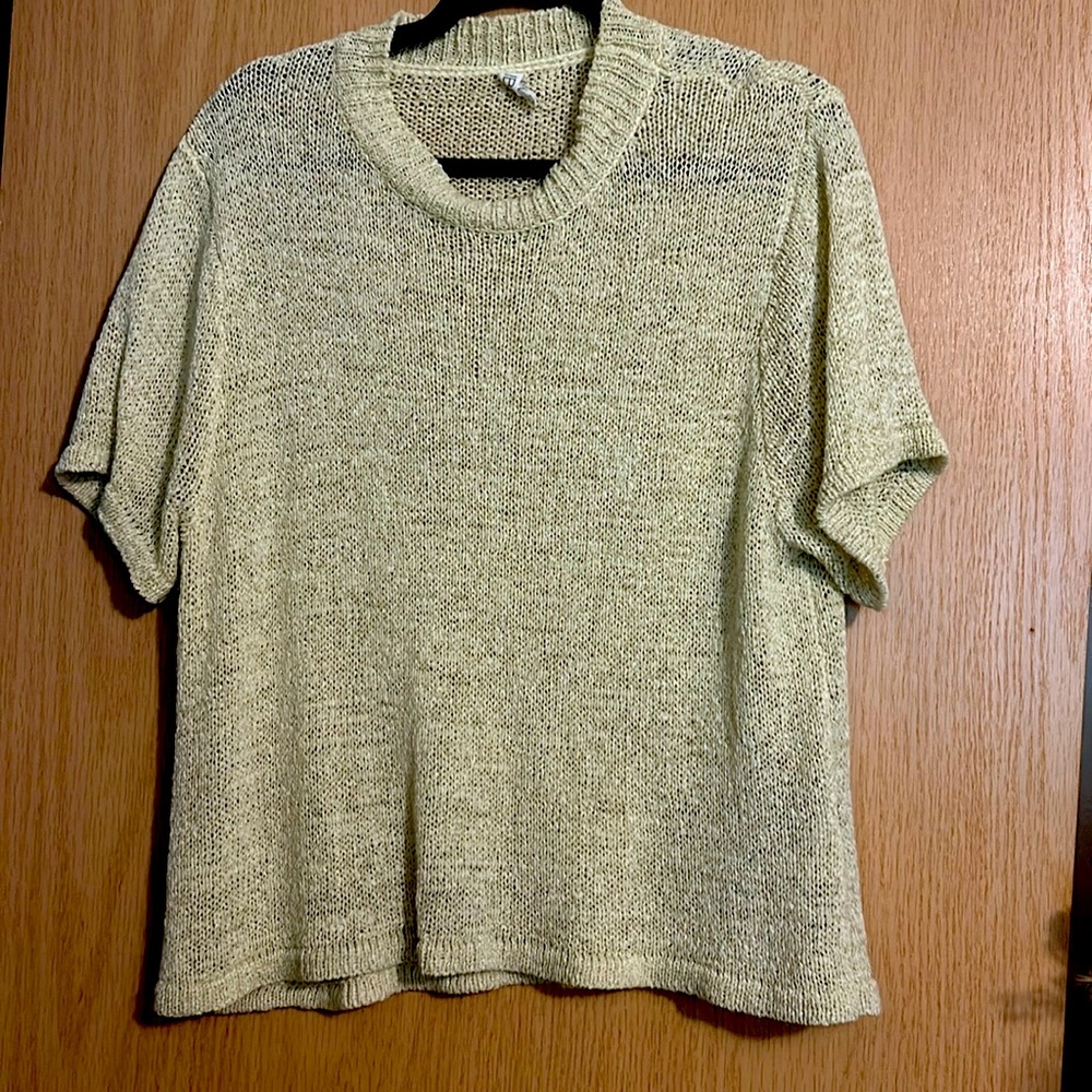 Cotton On Body sheer light yellow shirt